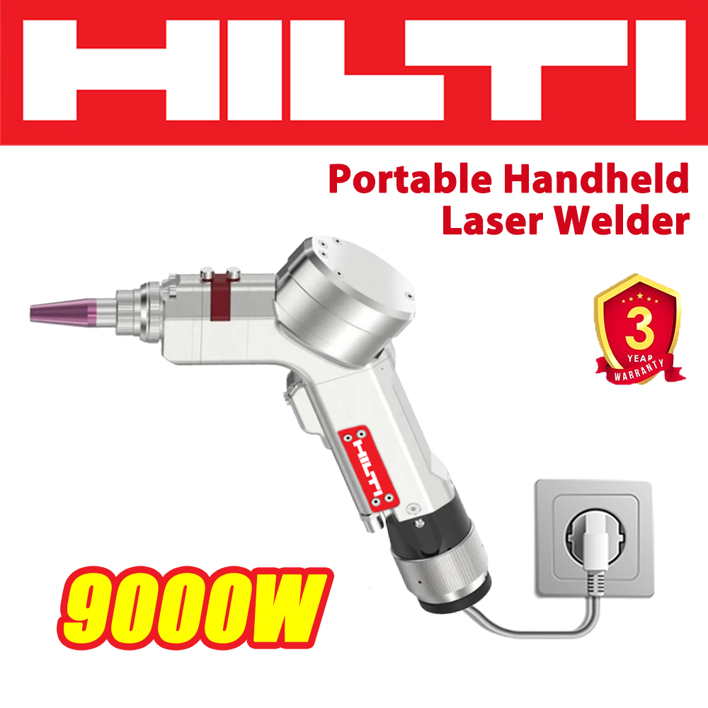 9000 W 【4 in 1】 Saldatura/taglio/rimozione ruggine/pulizia, spessore saldatura: 0-30 mm